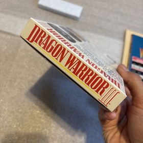Dragon Warrior III 3 Nintendo NES Box Manual Map Complete CIB Clean & Exc Cond