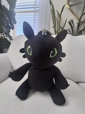 Zoobies 2015 How To Train Your Dragon Toothless Plush Toy w/ Storybook Combo 12"