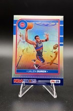 2024-25 Panini NBA HOOPS Jalen Duren #177 Silver Prizm