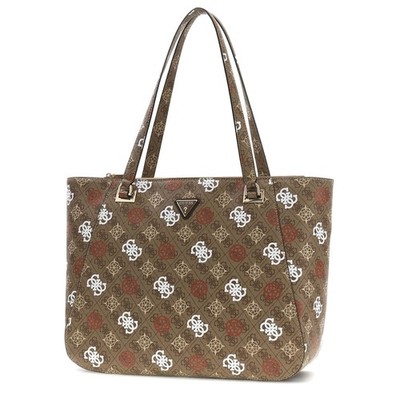GUESS Shopper Handtasche Eliette Logo Latte Logo/Ginger
