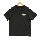 Carhartt WIP Shirt T-Shirt Mens L Black Fish Back Graphic Organic Cotton