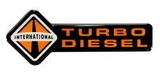International Turbo Diesel Emblem Black Satin