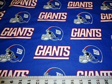 NFL New York Giants Cotton Fabric 9" x 58"