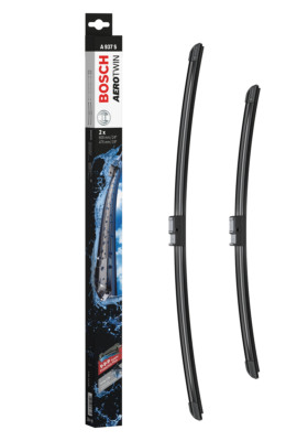 Skoda Octavia Mk2 Front Wiper Blade Set Windscreen 2004 to 2013 BOSCH AEROTWIN