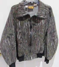 Vintage Cabela’s Camo Whitetail Clothing Wool Jacket USA Made Sz Large Real Tree