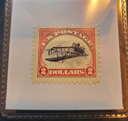 2013 US INVERTED JENNY USPS Issued $2 Postage Stamp Unused  - Afbeelding 1 van 1