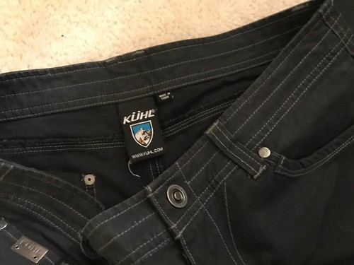 EUC! Womens Kuhl Black Cotton Hiking Pants Sz 10 Great Style/Quality Brand! - Picture 5 of 6
