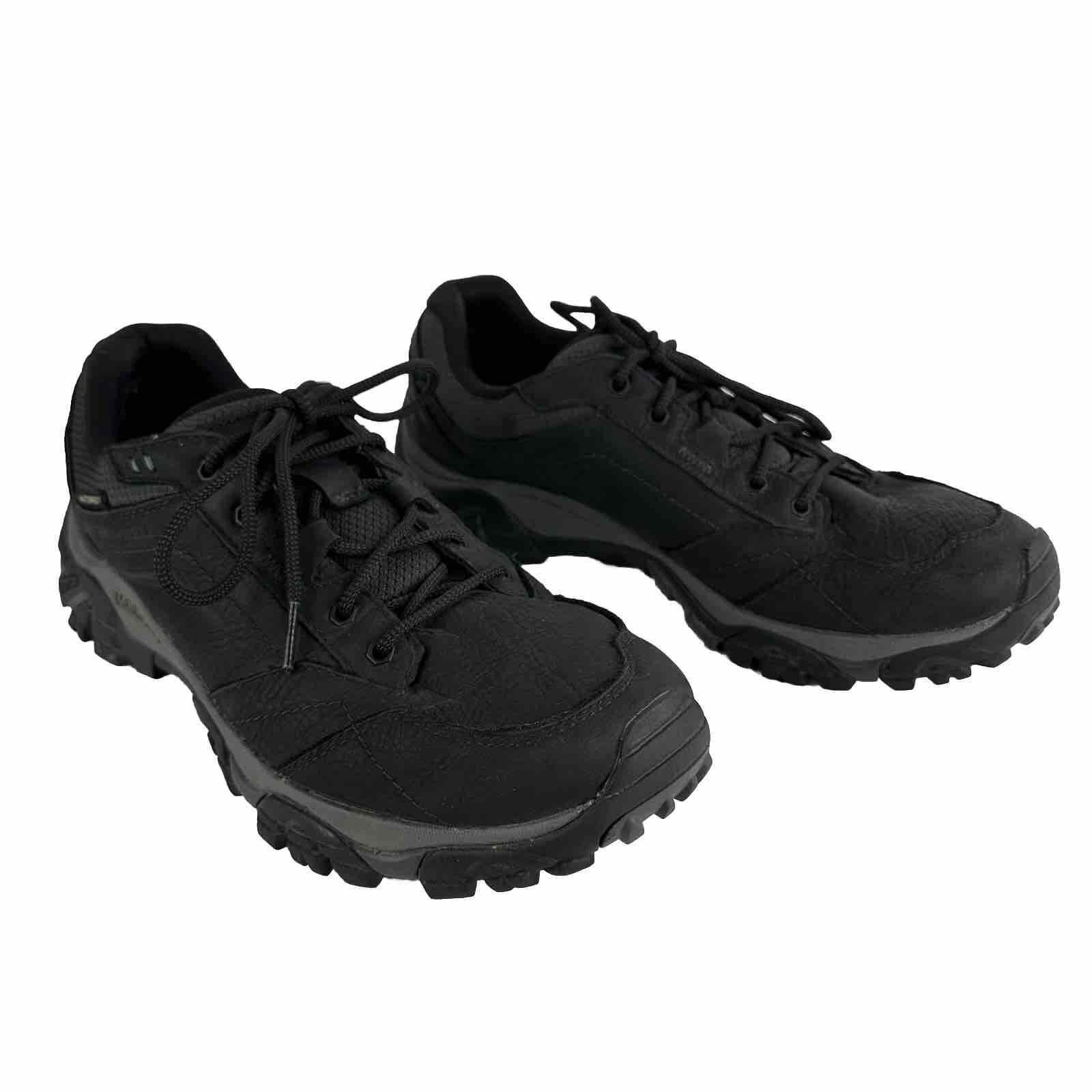 Scarpe da trekking impermeabili Merrell da uomo Moab Adventure in pizzo nere taglia 10 5