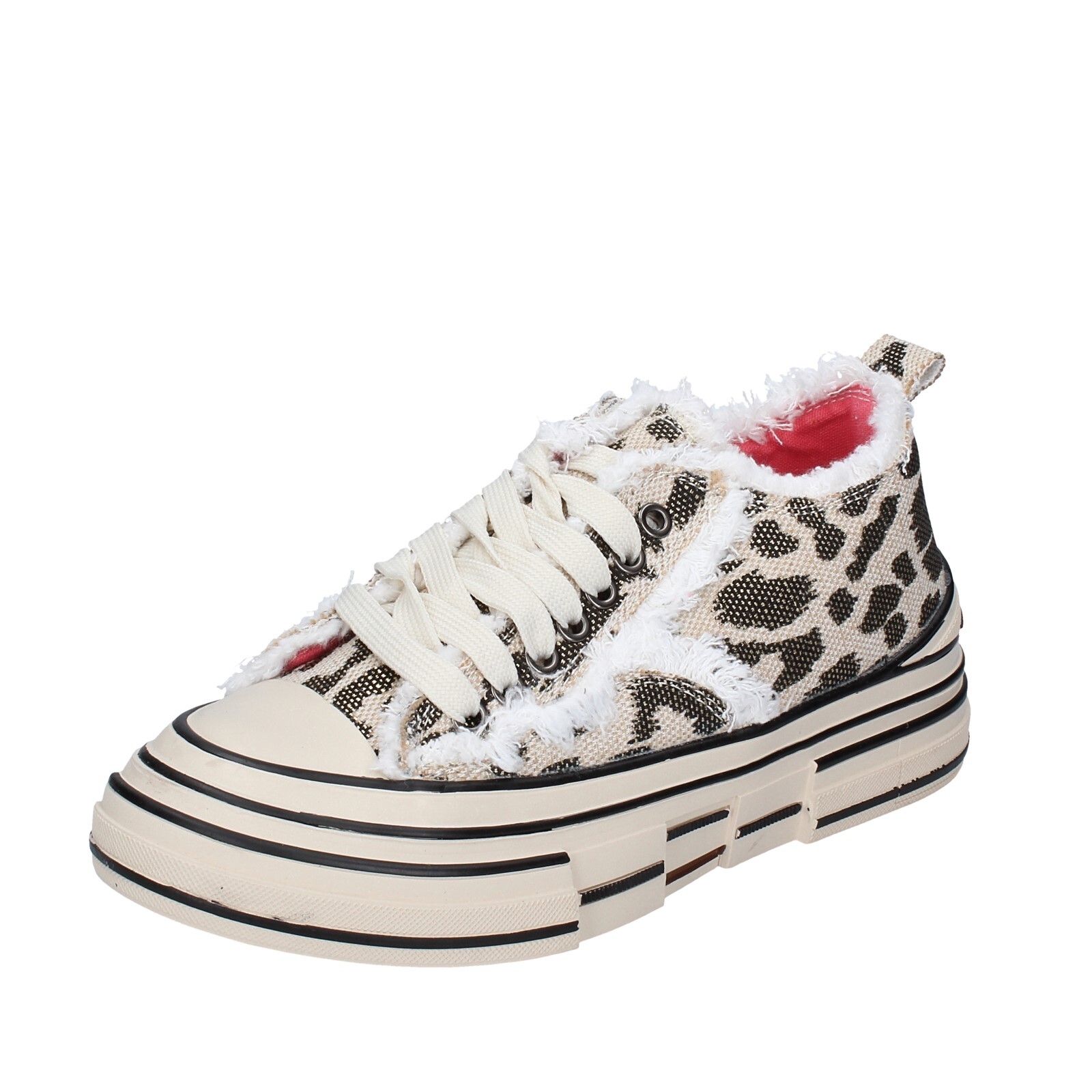 кроссовки schuhe damen PREGUNTA бежевого цвета из текстиля EX75 8590₽