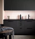 Qty 1 Open Box IKEA KUNGSBACKA 15x60” Black Anthracite Cabinet Door 604.027.68