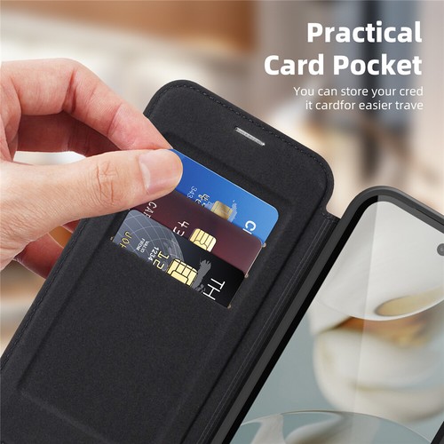 For Google Pixel 8 9 Pro XL 9A Magnetic Magsafe Flip Leather Wallet Case Cover - Picture 20 of 78