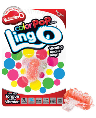 Screaming O Color Pop Quickie LingO Vibrating Tongue Ring - Orange | eBay Screaming O Color Pop Quickie LingO Vibrating Tongue Ring - Orange | eBay