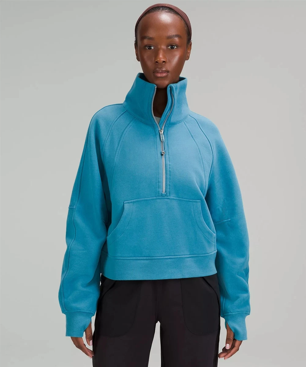 NEW LULULEMON Scuba Oversized Funnel Neck Half-Zip M/L Oceanic