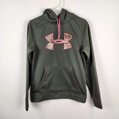 Under Armour UA Realtree Storm Coldgear Semi-Fitted Hoodie 1220690 Women's  Small