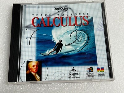TESTED Teach Yourself Calculus Cd Soft Key 1995 Windows 3.1 95 Mac Software