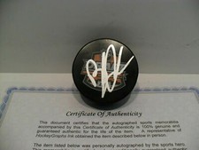 Brendan Perlini Autographed Signed 2014 NHL Draft Puck COA Detroit Red Wings