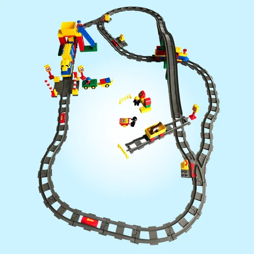 Lego Duplo Eisenbahn Elektrisch mit Schienen, Lok, Weichen (2745, 2731, uvm.)