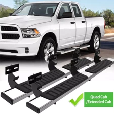 For 2009-2018 Dodge Ram 1500 Quad Cab 6'' Running Boards Side Step Nerf Bars 2x