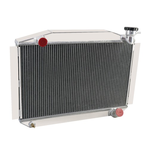 4ROW ALUMINUM RADIATOR For 1955-1960 1958 CHEVROLET CHEVY CORVETTE C1 ...