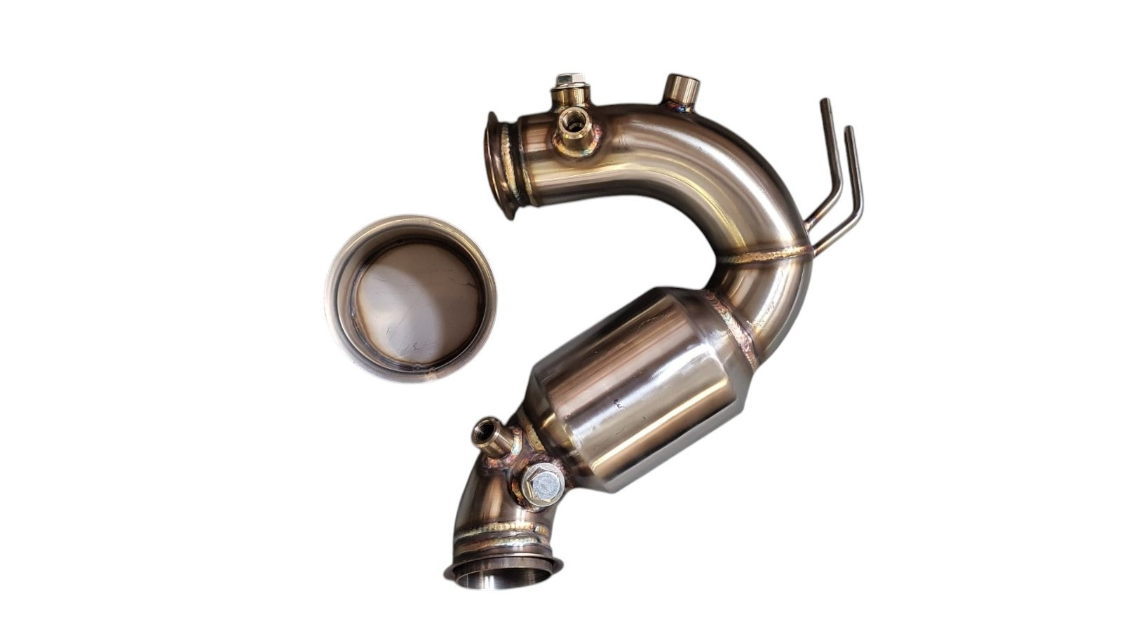 Downpipe sport en inox pour Volkswagen Passat et Golf 7 VII TDI