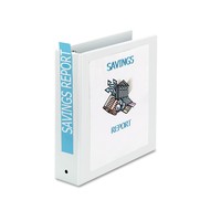 Avery Economy View Binder W/round Rings 11 X 8 1/2 2 Cap White 05731 on sale Avery Economy View Binder W/round Rings 11 X 8 1/2 2 Cap White 05731 on sale