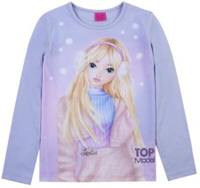 TOPModel Shirt Langarm 75028 Mädchen hellblau 128,140,152,164 Püttmann NEU