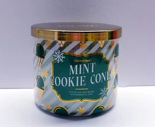 Goose Creek MINT COOKIE CONE Large 3-Wick Scented Candle, 14.5 oz