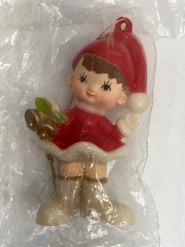 Lot 4 Vintage Celluloid Elves 2 3/4" tall NEW Old Stock Hong Kong - Picture 4 of 9
