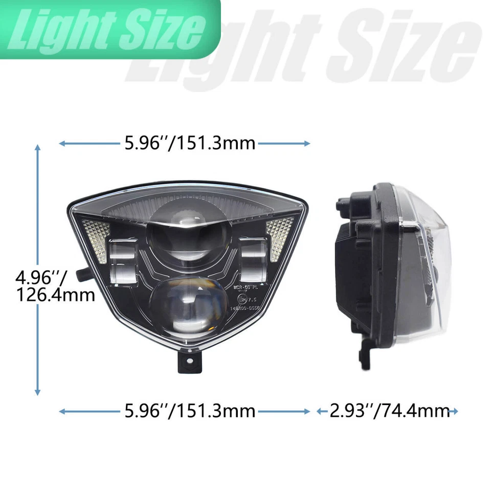 LED Headlight Hi/Lo Beam For HUSABERG 09-14 / Husqvarna 14/ KTM 05 81214001100 - Image 2 of 4