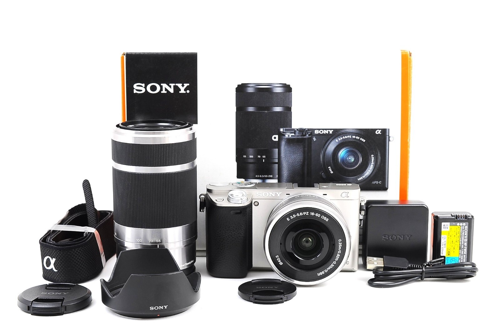 Sony Alpha A6000 24.3MP Camera (w/Lens 16-50mm & 55-210mm)-Near Mint-shots 5272-