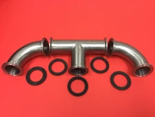 Stainless Steel Fittings - 1-1/2" Tri-Clamp Connections