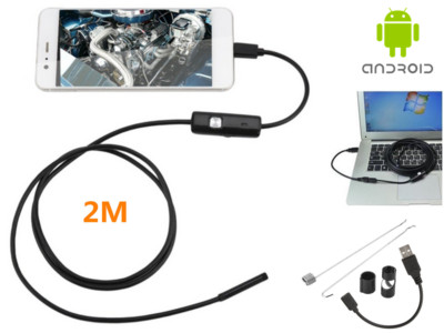 Sonda Endoscopica 10 Metri Con 6 LED E IP67 – Telecamera Ispezione Per Android E PC
