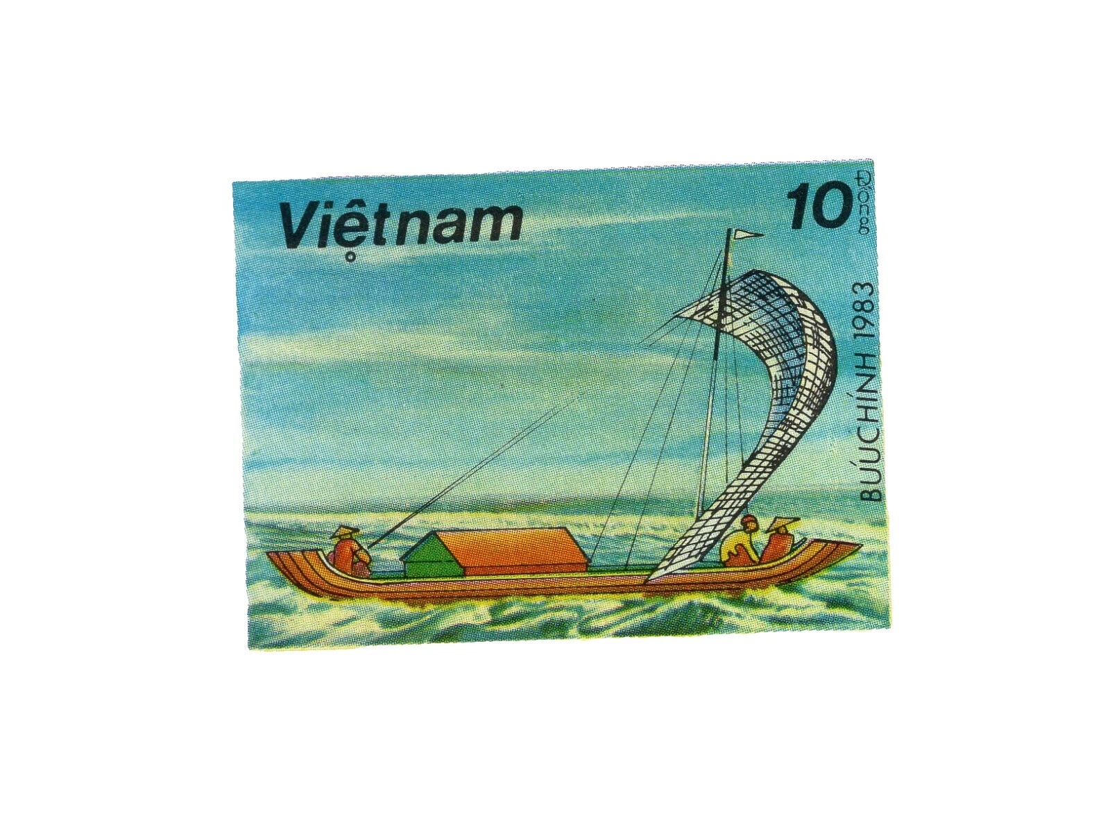 Estampillas de Barcos y botes vietnamita