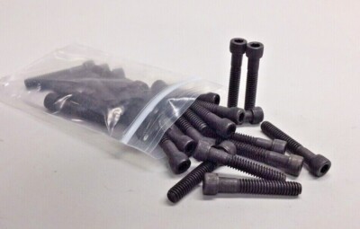 YFS JMR04048-38 Socket Head Cap Screw 1/4-20 x 1-1/2 (Pack of 38) Black Plain F
