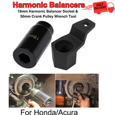 19mm Harmonic Balancer Socket 50mm Crank Pulley Wrench Tool For Hondaacura 19mm Harmonic Balancer Socket 50mm Crank Pulley Wrench Tool For Hondaacura