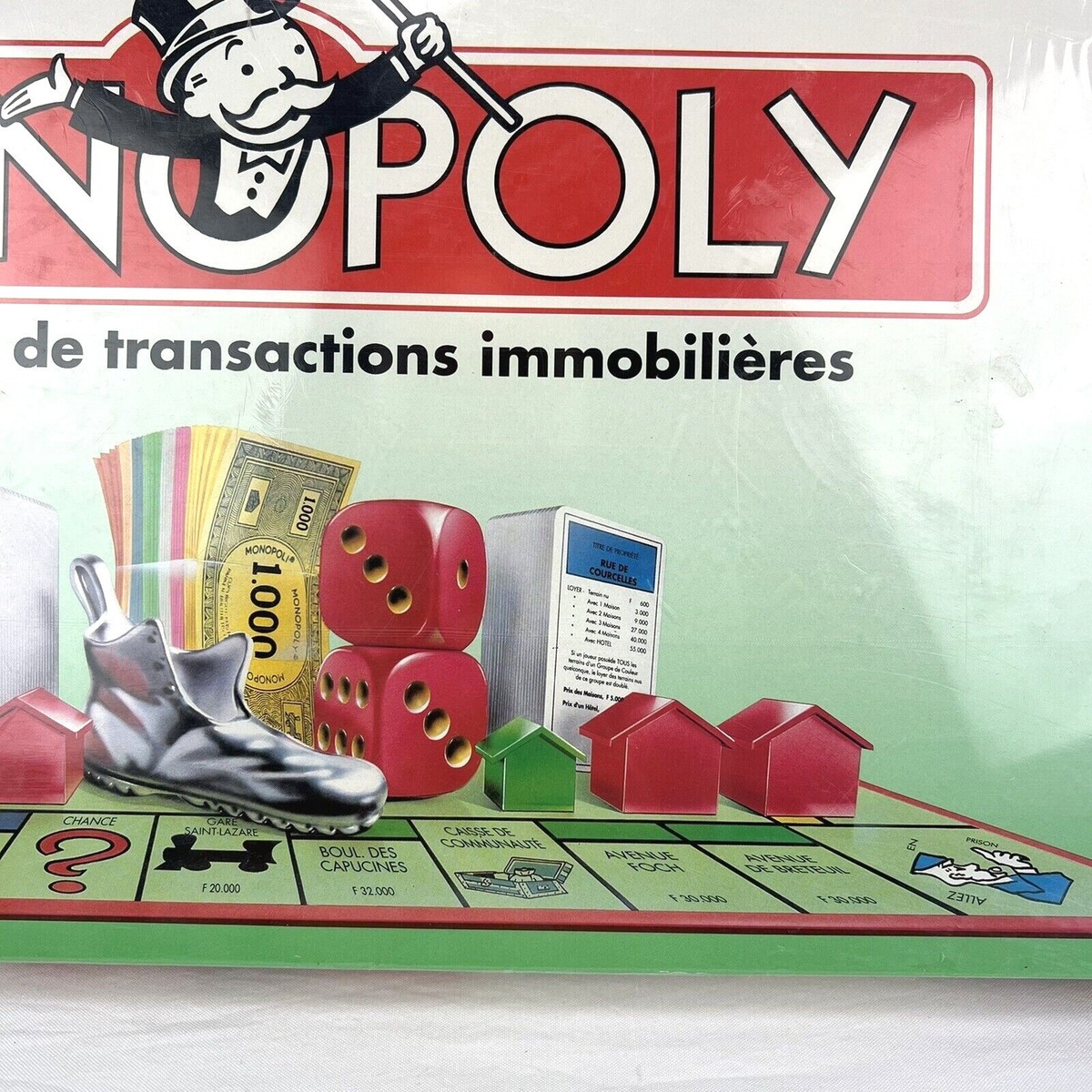 マスターモノポリー Vintage 1992 FRENCH Monopoly Board Game Parker Brothers Tonka