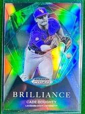 2022 CADE DOUGHTY Panini Prizm Draft Picks Silver Prizm Brilliance #BR-CD LSU