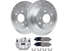 For 2004-2008 Nissan Maxima Brake Pad Rotor and Caliper Set Detroit Axle 74312CW