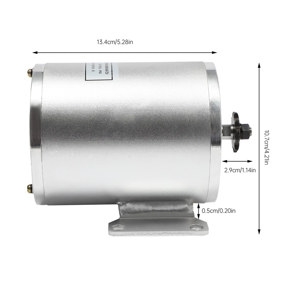 Kit de motor sin escobillas 72V 3000W para bicicleta eléctrica bicicleta eléctrica moto de tierra rickshaw Foto 2 de 4