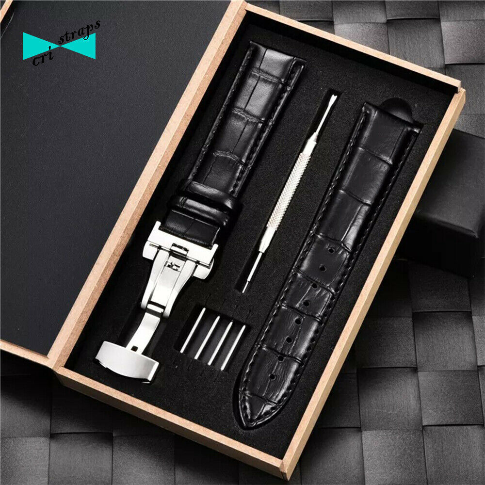 Nizonlaie Cinturino Per Orologio A Sgancio Rapido, Cinturino In Vera Pelle Di Coccodrillo, Cinturino In Pelle Di Vitello Con Grana Di Coccodrillo, Cinturino Universale Da 12 Mm, 14 Mm, 15 Mm, 16 - Foto 14