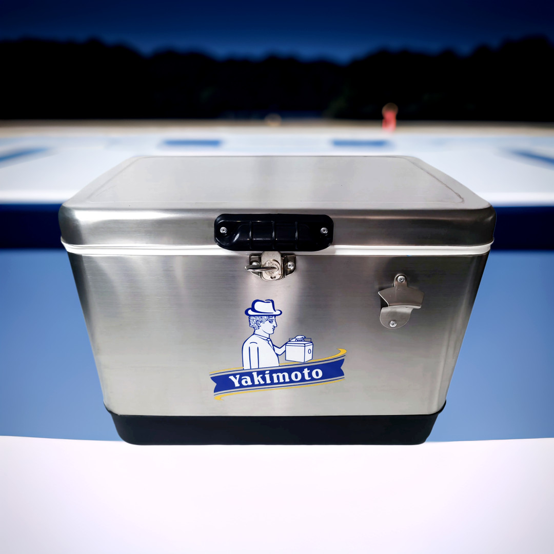 Yakimoto 54Qt Stainless steel Large Hard Ice Chest,Insulation,Nice to Men's Gift