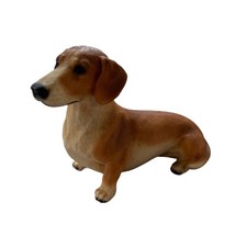 Castagna vintage Dackel Hund 1988 made in Italy Sammler Deko Figur ca. 12cm CB1
