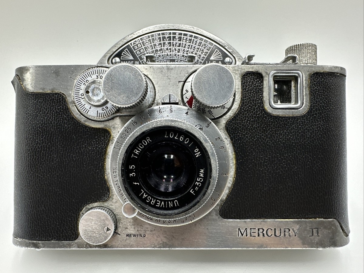 【希少】universal MERCURY II　MODELCX Mercury II Model CX Half Frame 35mm Film Camera With Lens | eBay