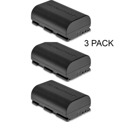 Tether Tools TT-LP-E6 Battery (3-Pack) for Canon LP-E6, LP-E6N 2000mAh (New)