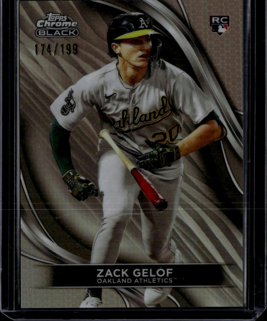 2024 Topps Chrome Black #40 Zack Gelof RC Refractor #/199