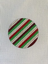 Handpainted Needlepoint 18 mesh Very Cute Small Christmas Ornament ,JWPO130