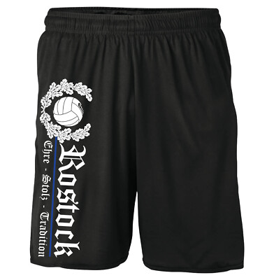 Rostock Ehre & Stolz Shorts | Hansestadt Kurze Hose Stadt Fanartikel | M2