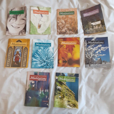Set of 10 Meditations Devotional Booklets, Random Dates 2000-2022, NPH