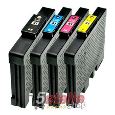 KIT 4 CARTUCCE PER RICOH AFICIO SG 2100N 2110N 3100SNW 3110DN 3110DNW 3120BSF