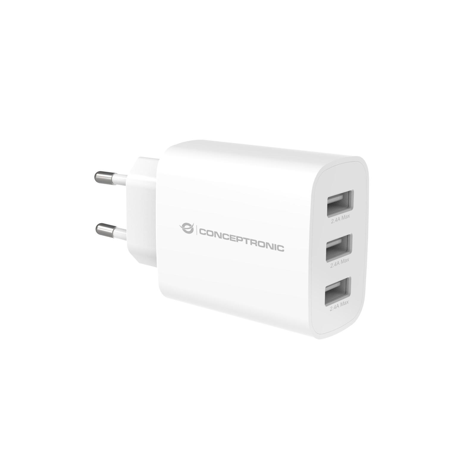 Conceptronic Althea13w 3-port 30w Usb-ladegerät Ladegerät